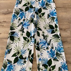 BANANA REPUBLIC PRINTED PANTS LARGE